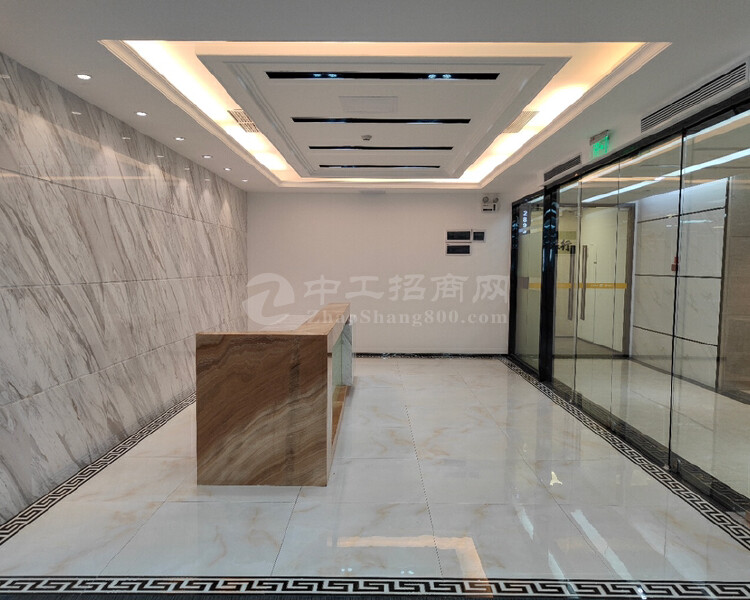 高新园地铁口大冲商务中心新出高层电梯口精装修办公室1288平