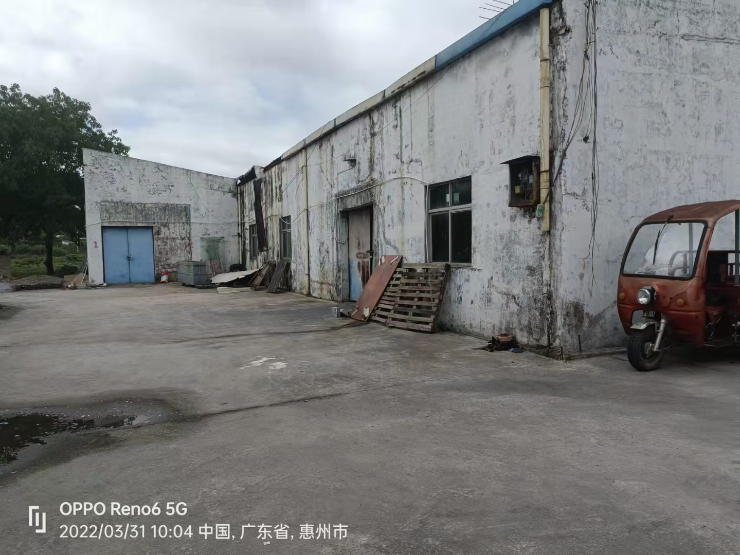 惠阳新圩国道旁新出独栋标准厂房500平方可以做电池仓库