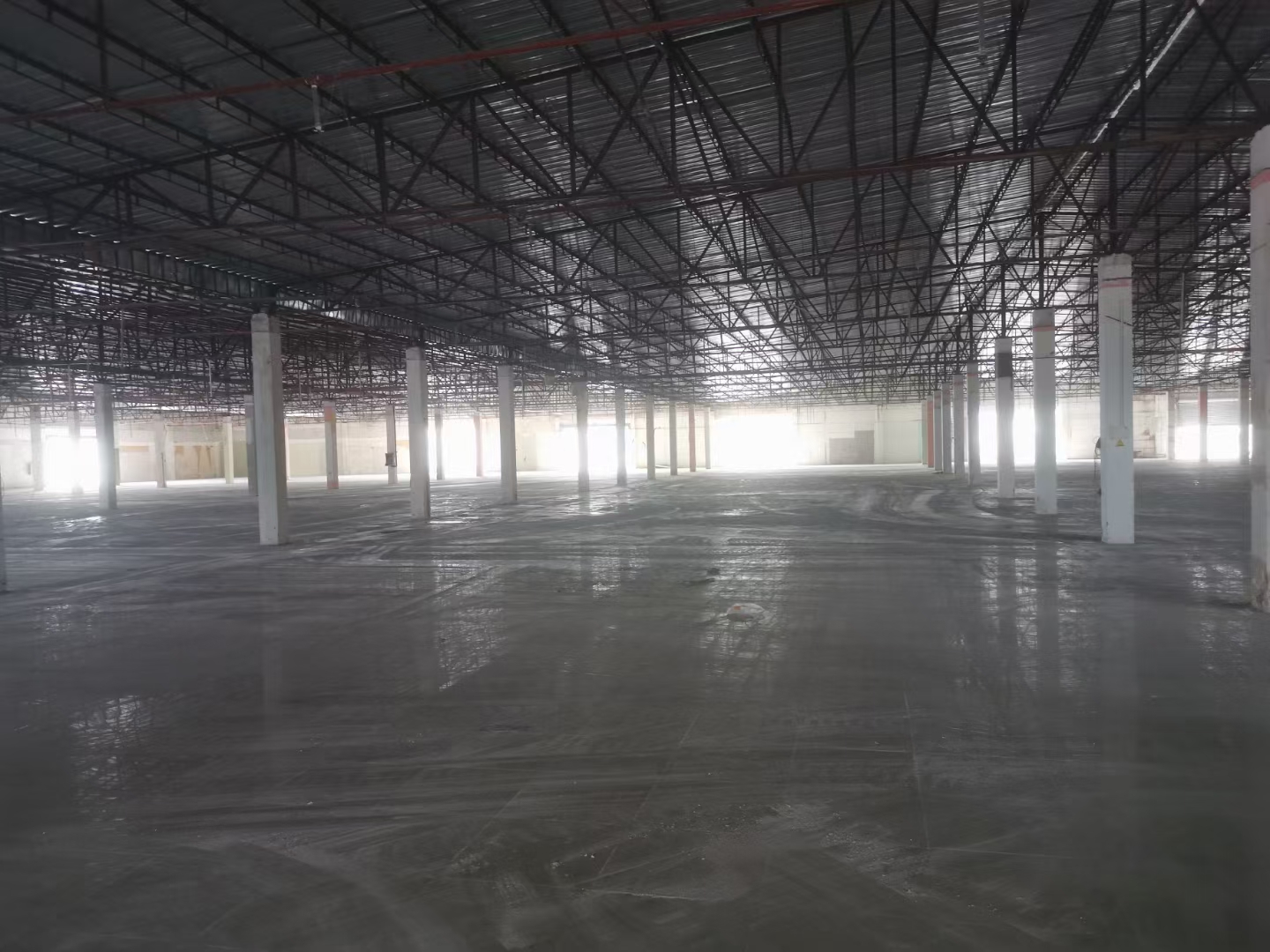 空地超大单一层钢构厂房出租，滴水6米，仓库客户福音。