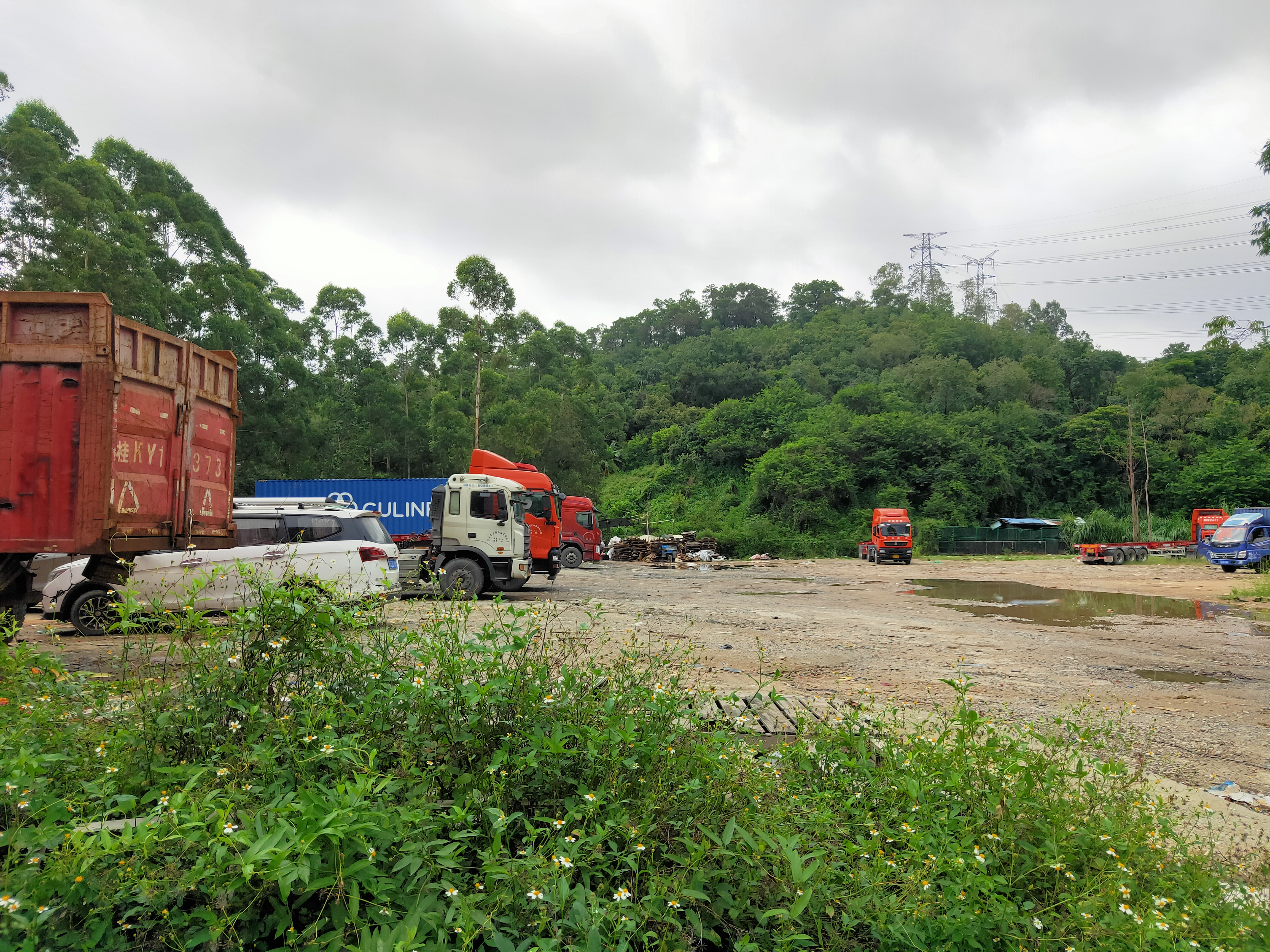 松岗燕罗新出空地19000平大小可自由分租好进大车