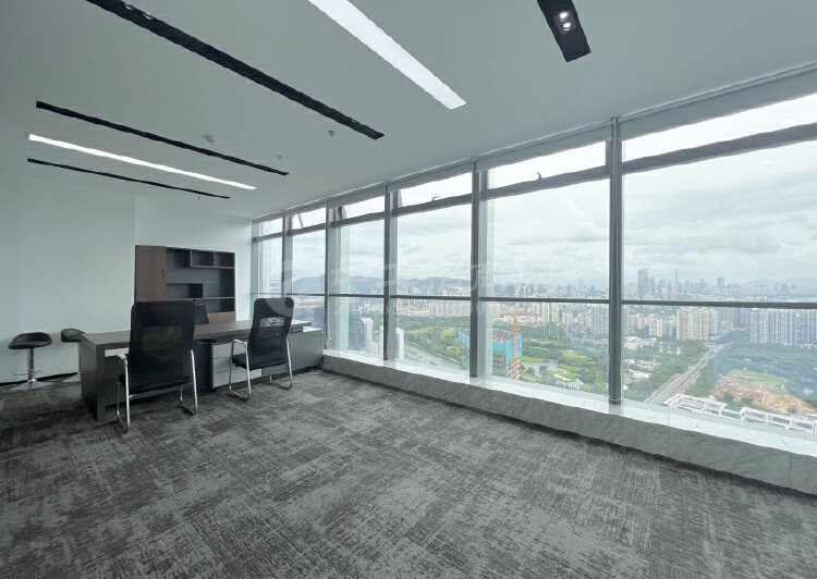 深圳湾写字楼高层办公室出租豪华装修看海景户型方正采光好8