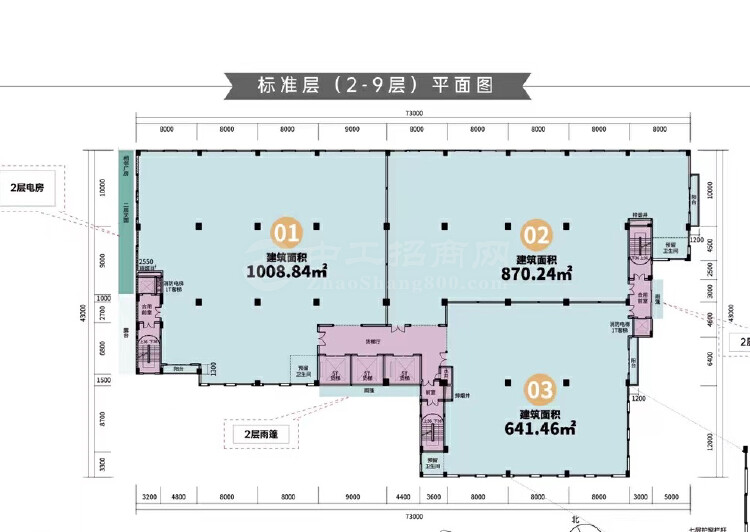 惠城区单价2800元全新办公厂房~面积1000~6000平3