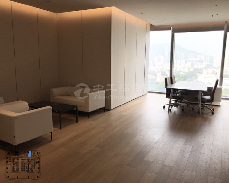 企业总部首选，深圳湾1号整层精装修办公室出租，9+1格局，