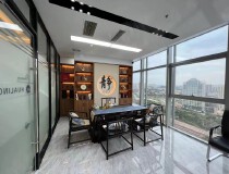 东莞常平大型工业区分租办公室300平方带豪华精装修水电齐全