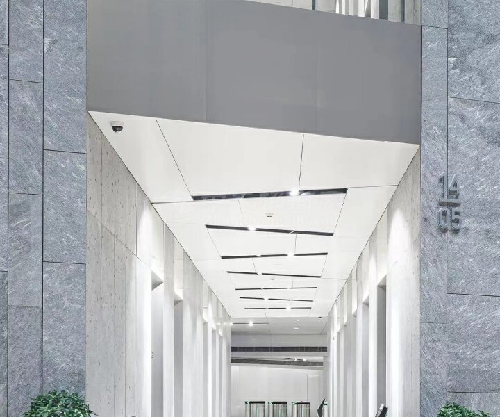 南山甲级写字楼128平米精装修明亮空间办公环境全景双大堂