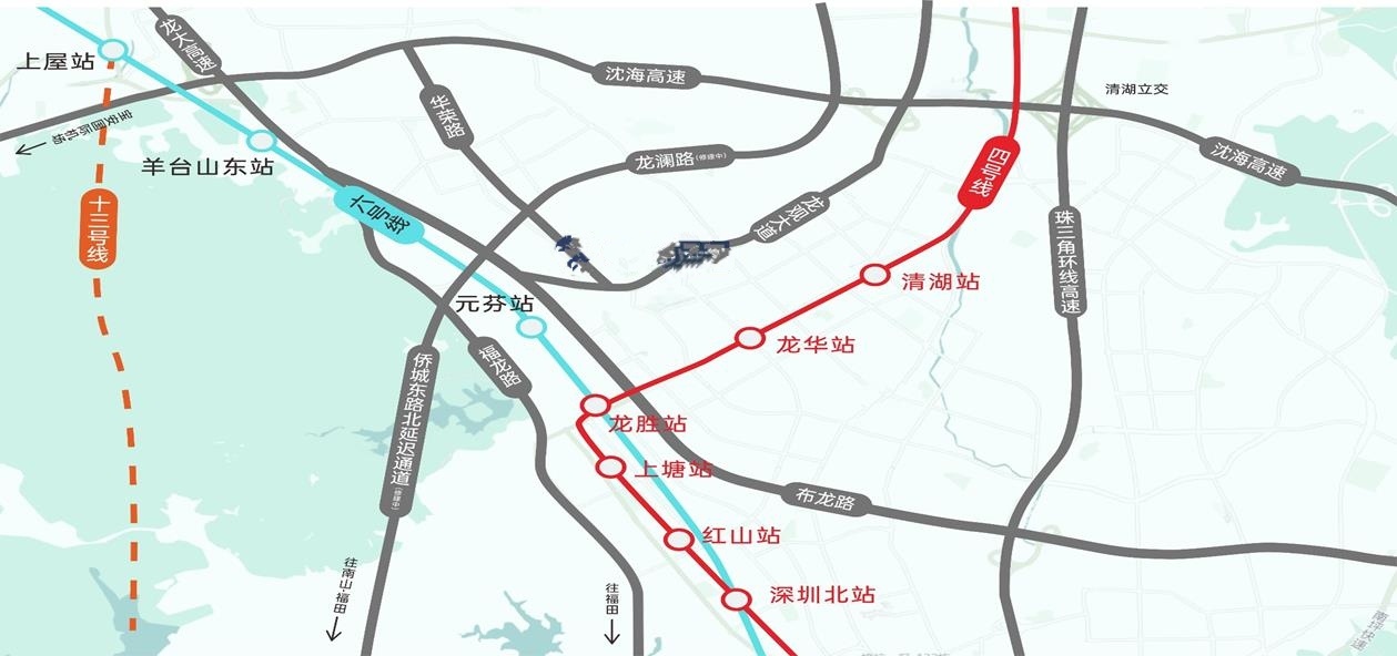 深圳北三个站地铁口甲级写字楼单价2.5万/平起3