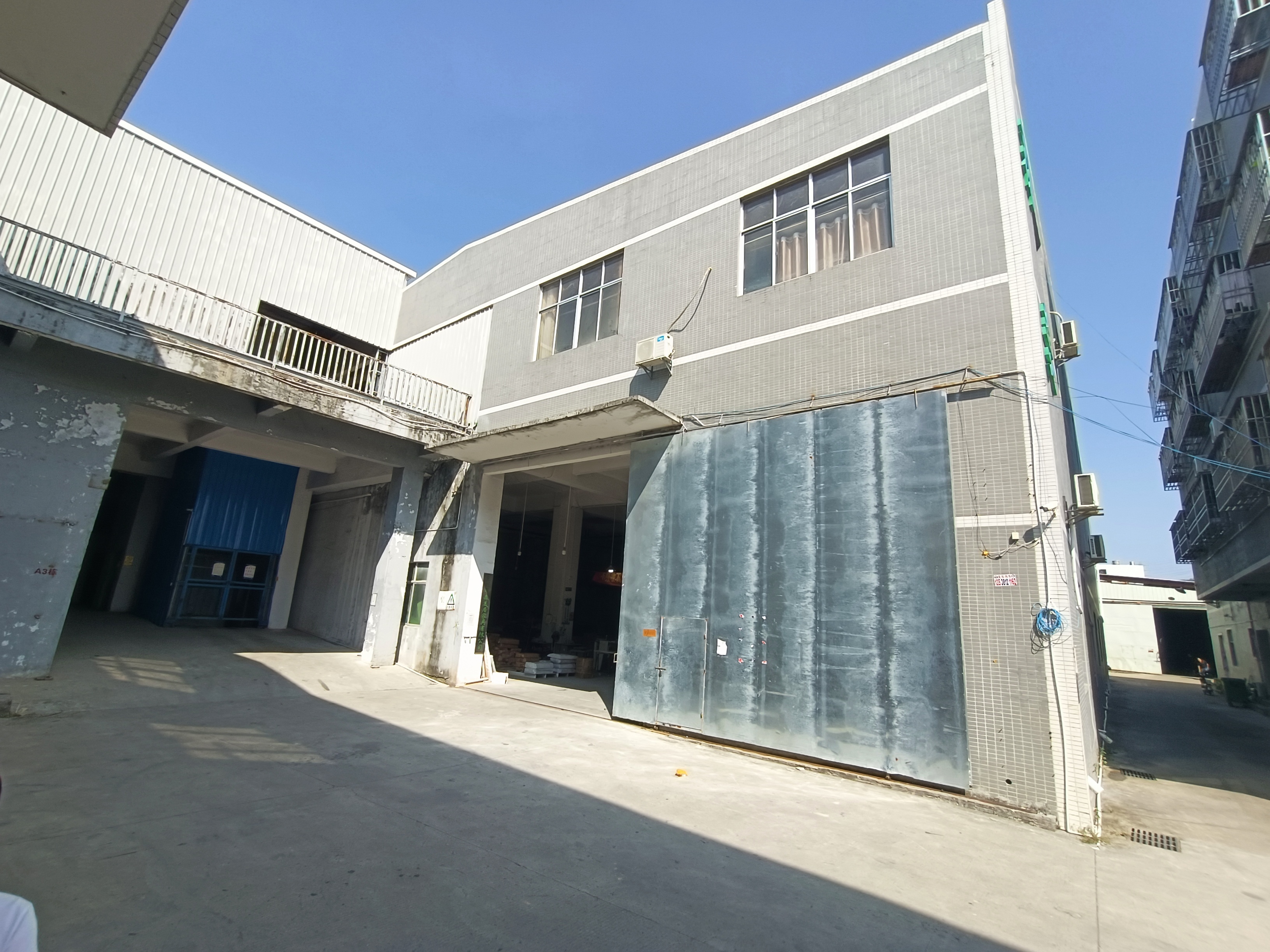 惠阳三和1楼1300平米标准厂房仓库招租消防水电齐全可办环评