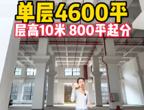 东莞黄江一楼厂房招租，4600平，大小面积都可以分租，层高高