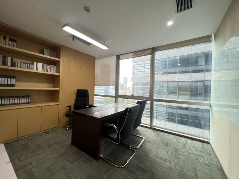 宝安中心500平甲级写字楼出租精装带家私空调拎包办公使用率高