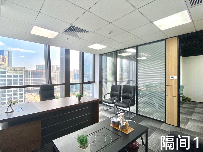 龙岗中心区地铁口甲级写字楼精装150平带家私办公室出租