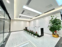 福永中心区精装修办公室400平方4+1隔间带家私出租拎包办公