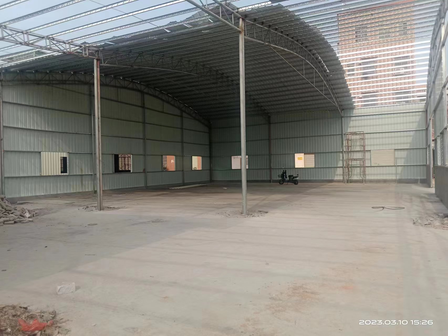番禺南村工业园，单一层钢构仓库厂房出租