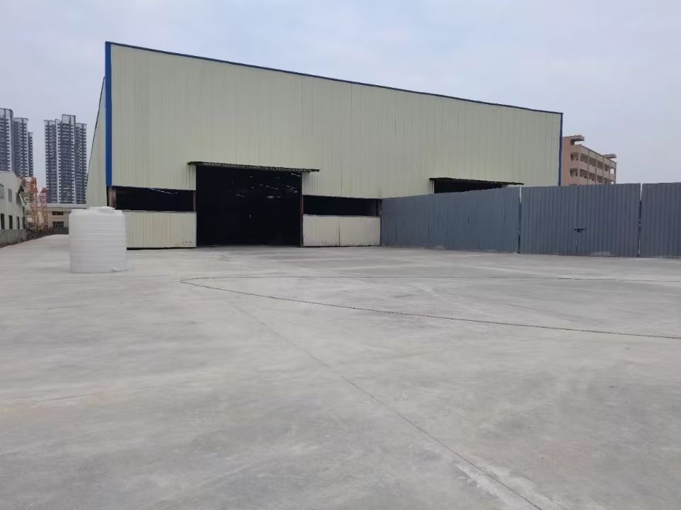 惠东县独院单一层钢结构厂房仓库3100平方出租，可分租