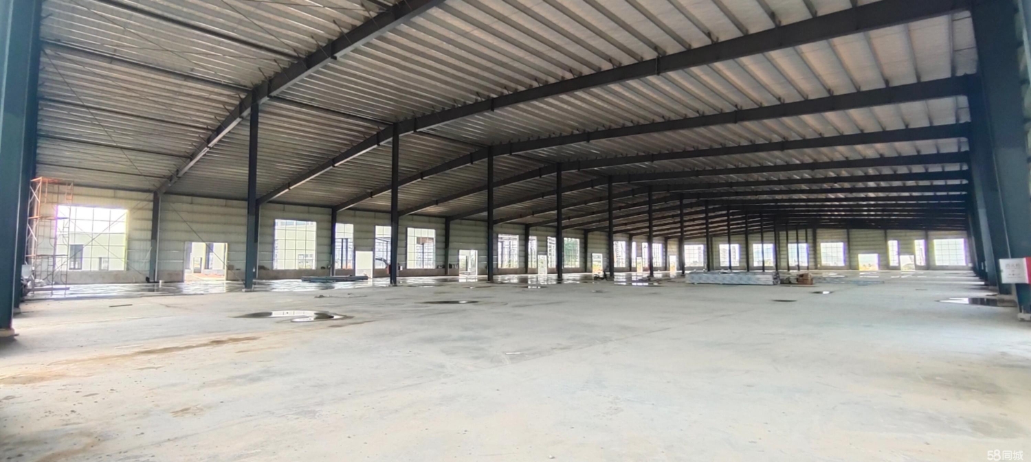 惠东独院单一层钢结构厂房仓库2300平方出租，可分租