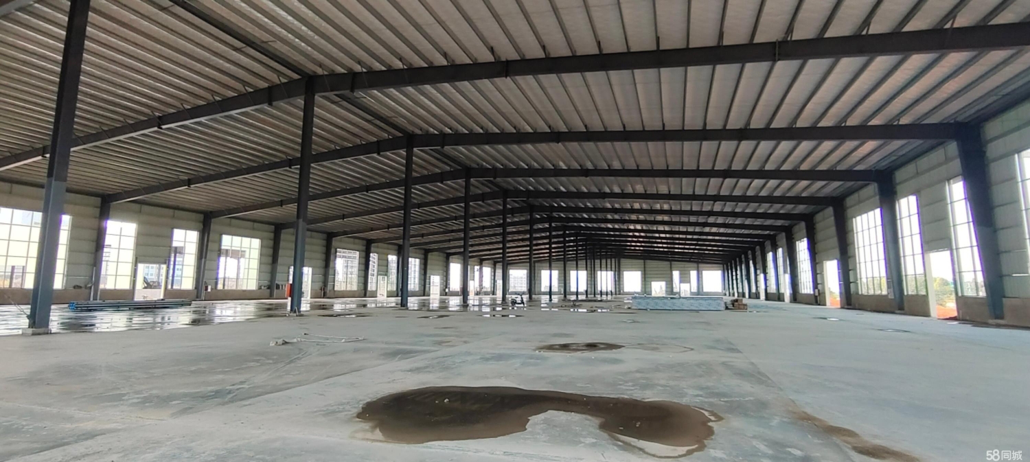 惠东平山独院单一层钢结构厂房仓库3700平方出租，可分租，