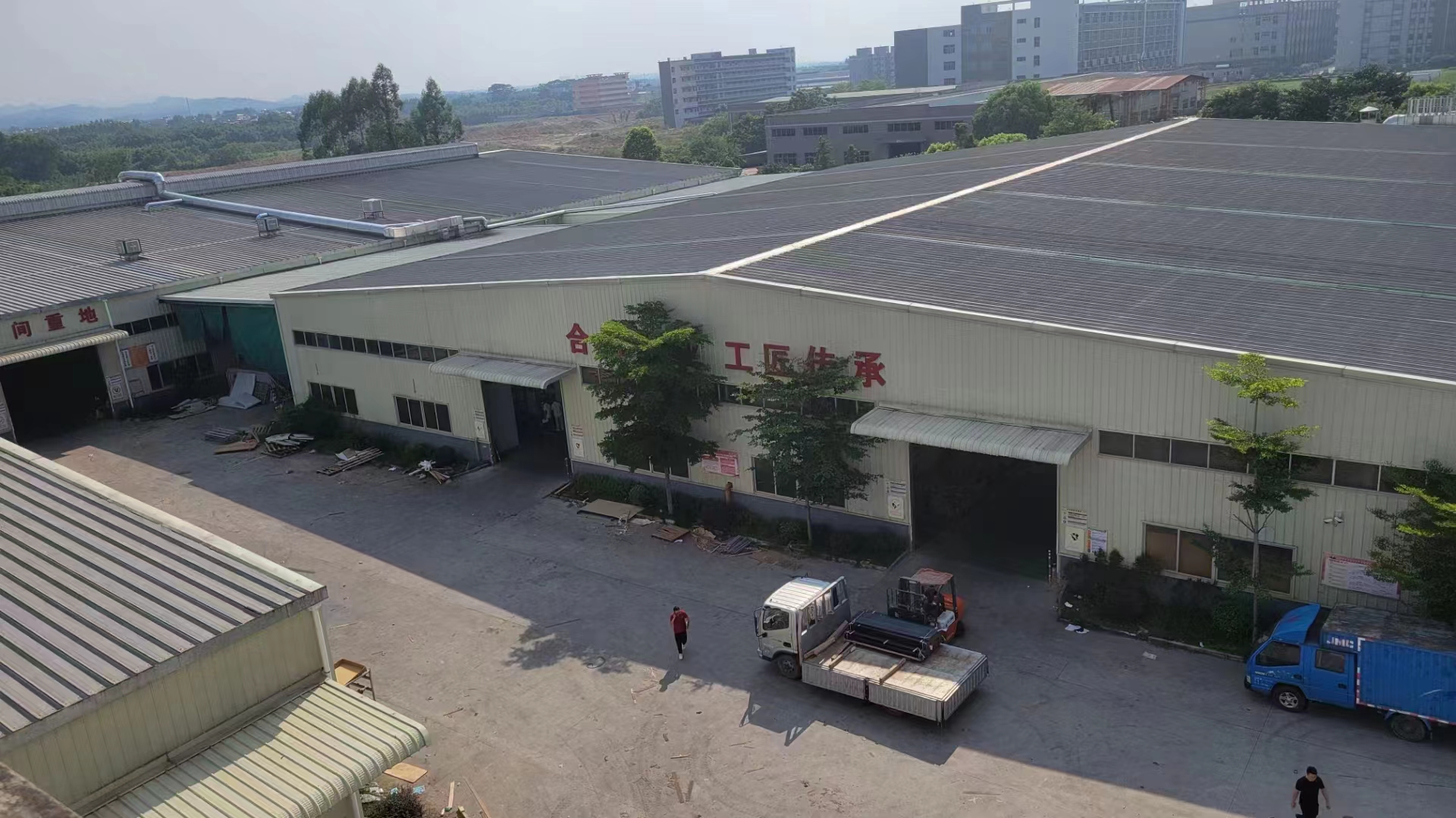 惠东原房东独院单一层钢构厂房仓库4400平方出租，可分租，。