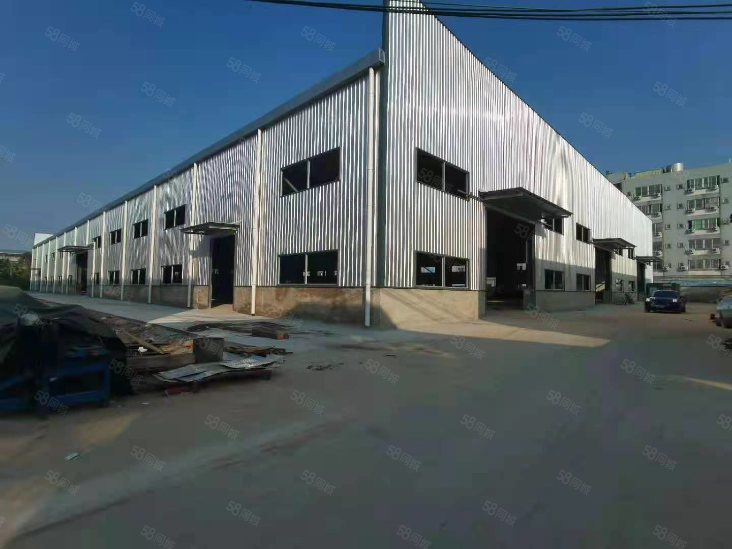 江门雅瑶原房东钢结构厂房仓库出租，面积8000平方，可办环评