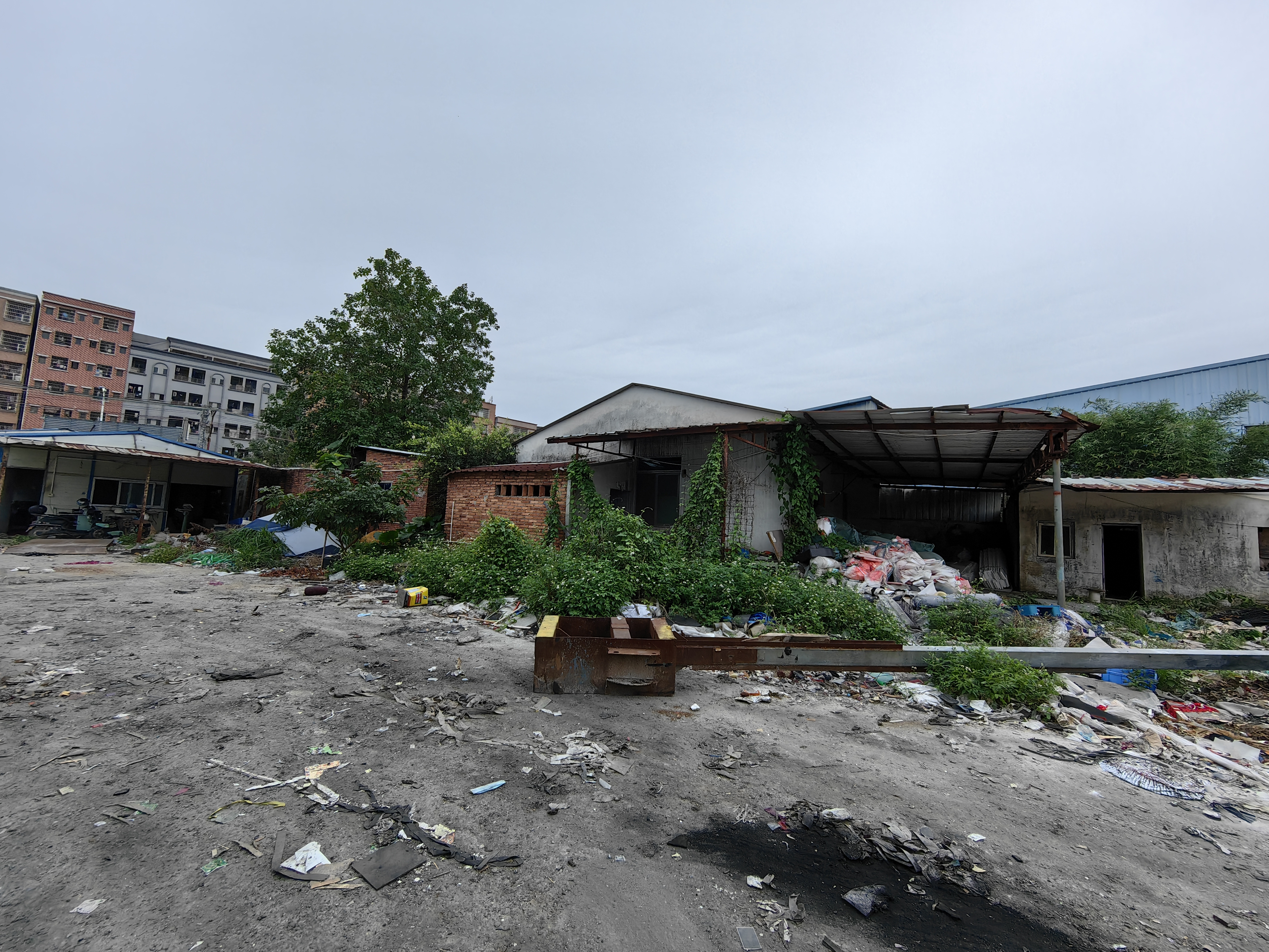 茶山超朗工业用地空地出租可硬化有废品回收牌照通水通电2