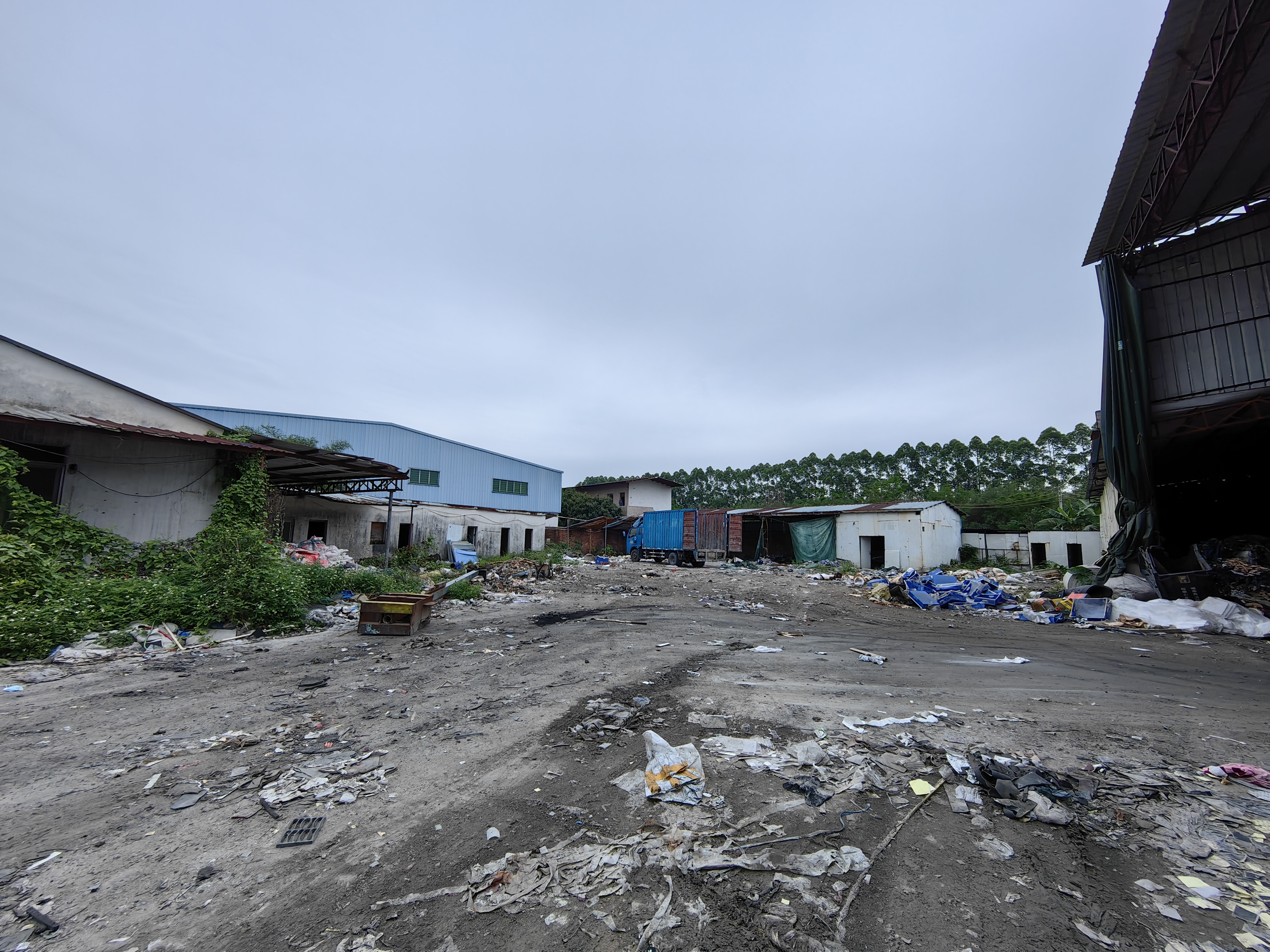 茶山超朗工业用地空地出租可硬化有废品回收牌照通水通电1