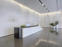 深圳龙华地铁口，甲级写字楼豪华装修，220平家私空调配齐
