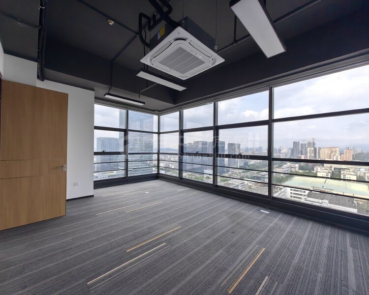 龙岗宝龙地铁口甲级红本写字楼300平3个隔间办公室出租