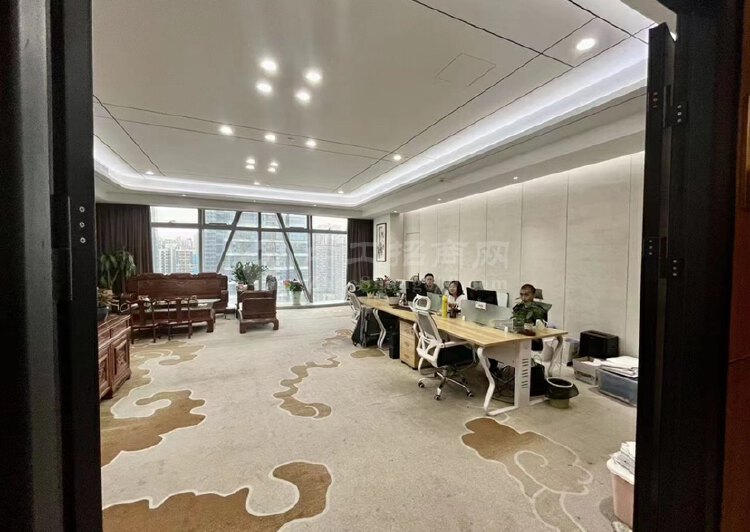 深圳北龙光玖钻整层1500平精装带家私红本写字楼办公室出租4