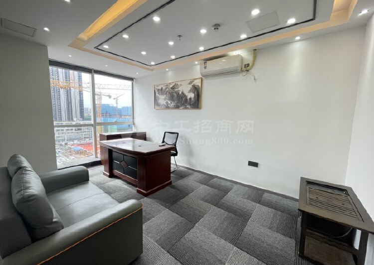 清湖地铁站精装甲级写字楼165平，2+1带家私空调落地窗6