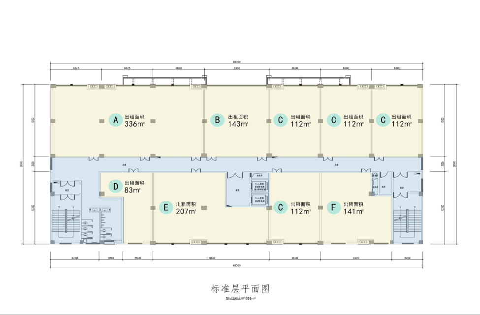 黄阁地铁站附近全新办公楼出租，灵活分租4