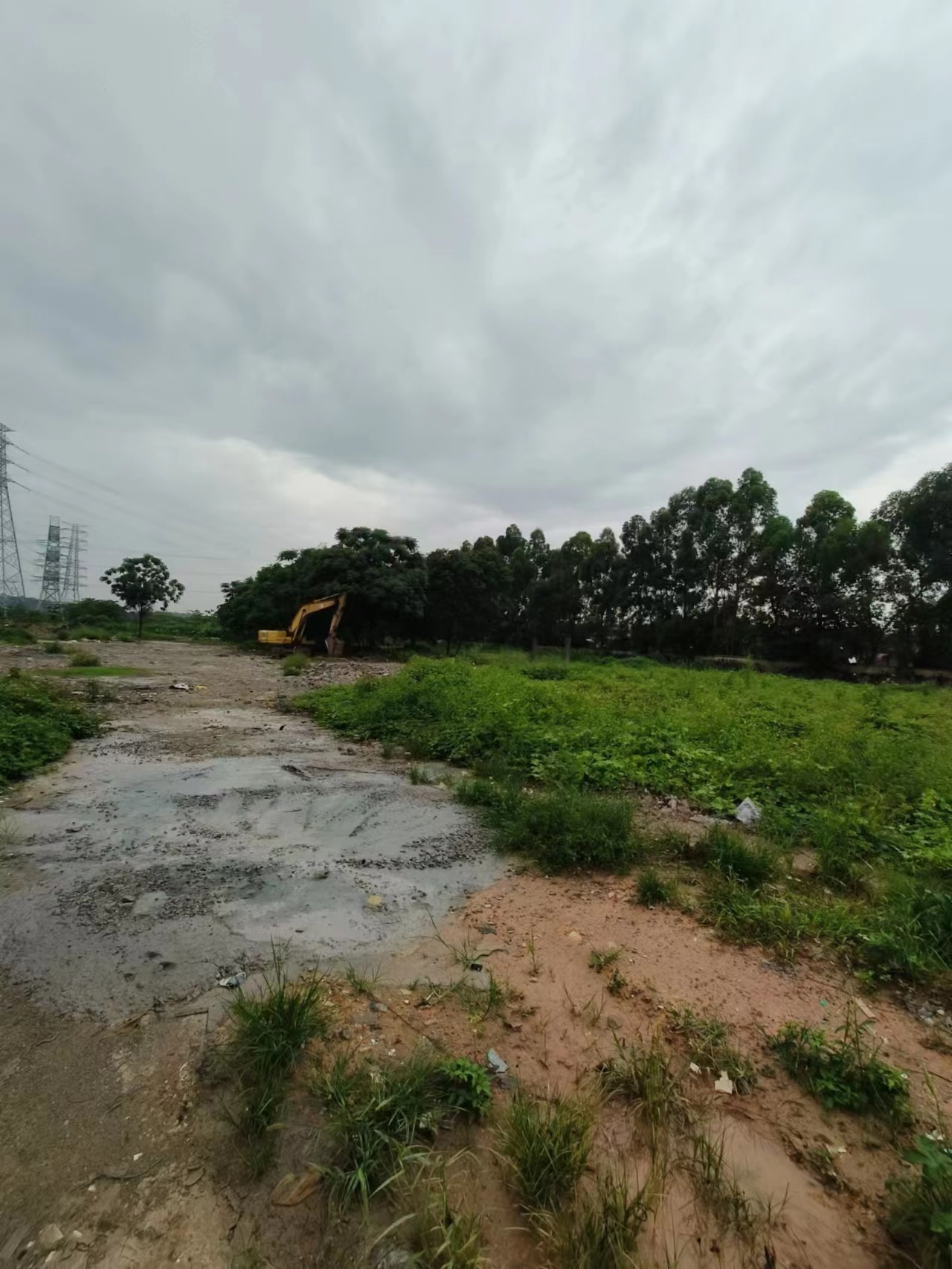 白云区石门街道鸦岗村新出原房东2000方空地低价出租，可硬化3