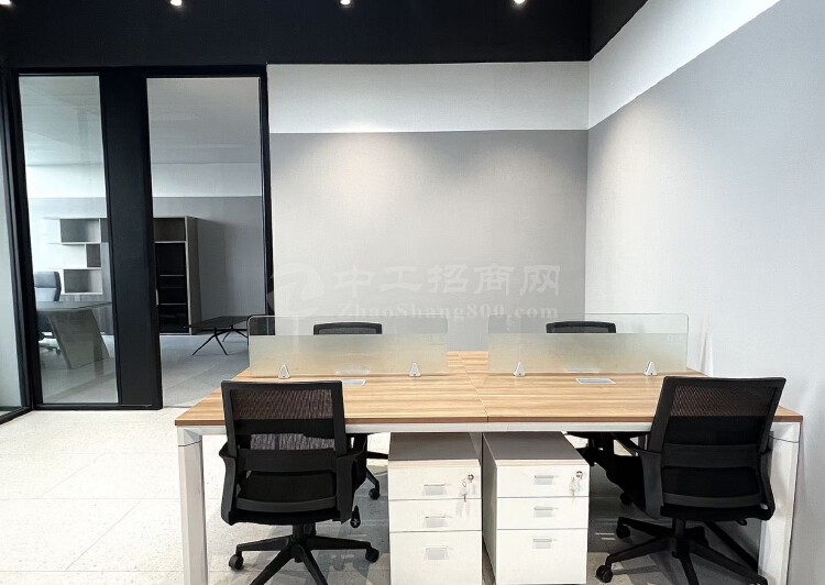 中山市翠亨新区精装写字楼办公室150平方出租，采光好配套齐全7