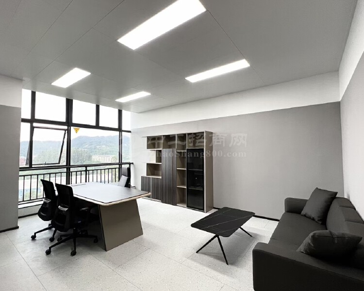 中山市翠亨新区精装写字楼办公室150平方出租，采光好配套齐全