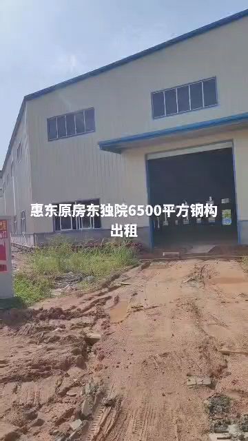 惠东原房东独院单一层钢构厂房仓库6500平方出租，可分租。