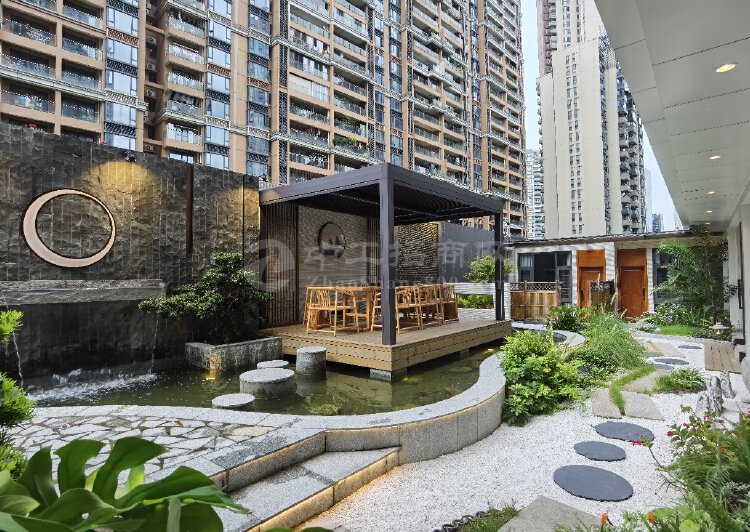 天河珠江新城900平精装修带空中花园的园林式办公室出租9