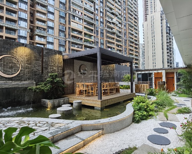 天河珠江新城900平精装修带空中花园的园林式办公室出租
