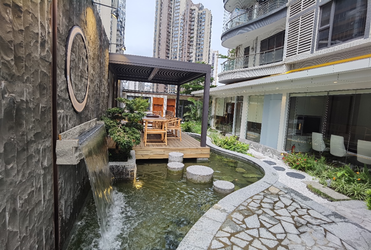 天河珠江新城900平精装修带空中花园的园林式办公室出租