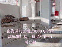 九江镇全新高标准厂房，可分租