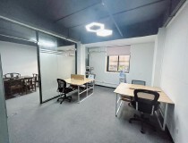 清湖创客写字楼小面积办公室68平1+1格局带家私空调拎包入住