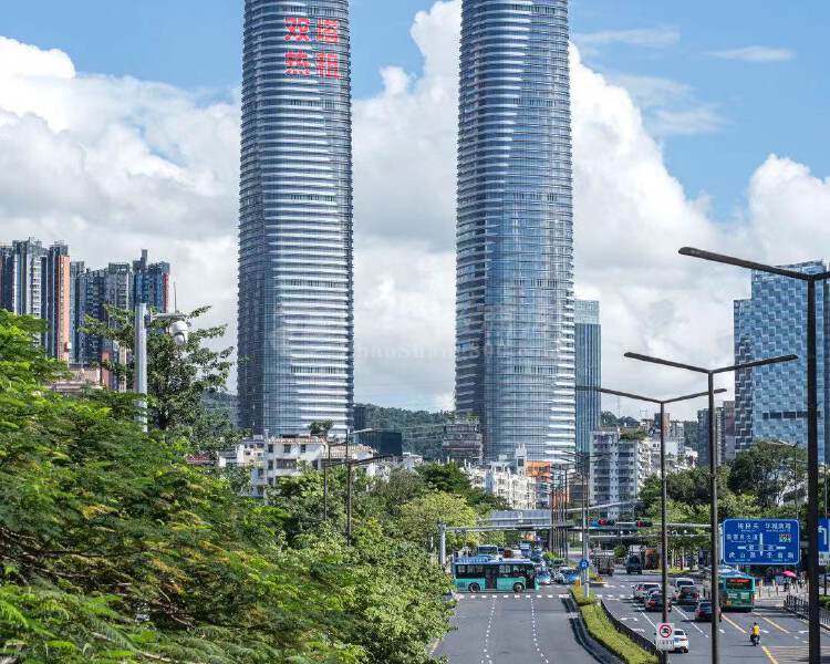 星河双子塔，中国第一等高双子塔，人品好风水好，助力企业发展
