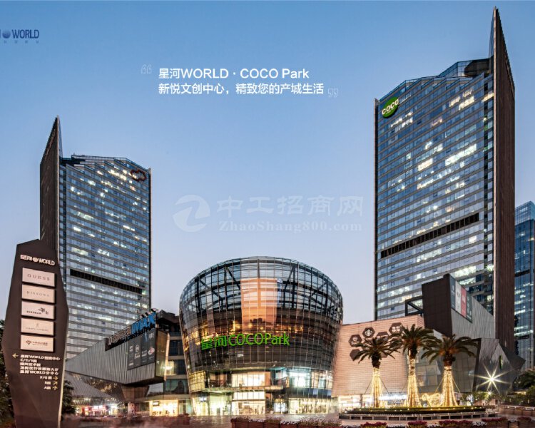 星河双子塔，中国第一等高双子塔，人品好风水好，助力企业发展