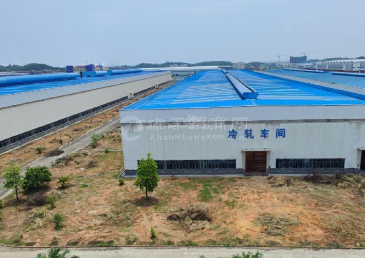 肇庆市新出75亩工业土地出售，带建筑，单一层厂房30000方6
