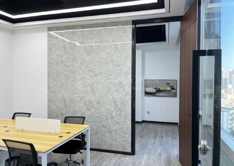 南山南头振业国际商务中心精装修办公室面积75平带家私65001