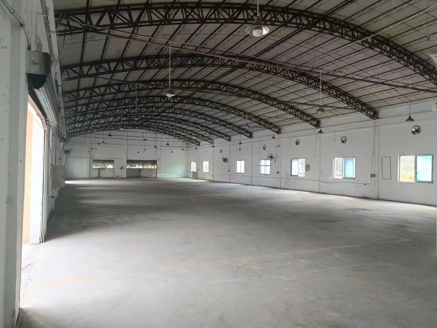 沙田新出单一层独院钢结构厂房出租，可以做仓库总面积