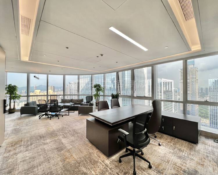 南山大冲地铁口华润置地大厦新出680平精装修带家私办公室出租