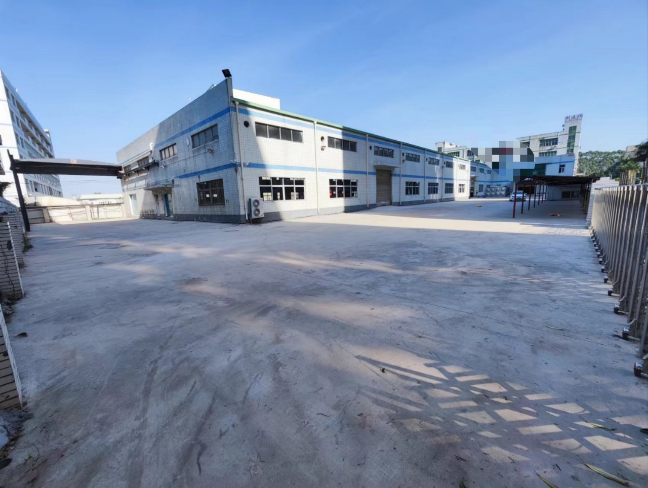 沙井西部独院钢构厂房仓库6500平，合同期长。