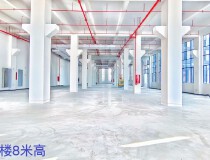 石湾镇工业区最新出租标准厂房7800平，楼上6米，承重两吨