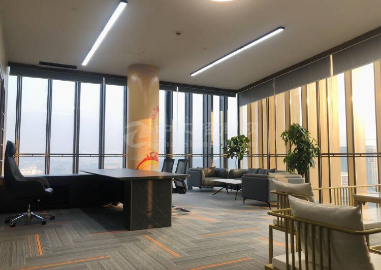 黄埔科学城中心总部大楼新空整层精装修办公室2335平拎包入驻9