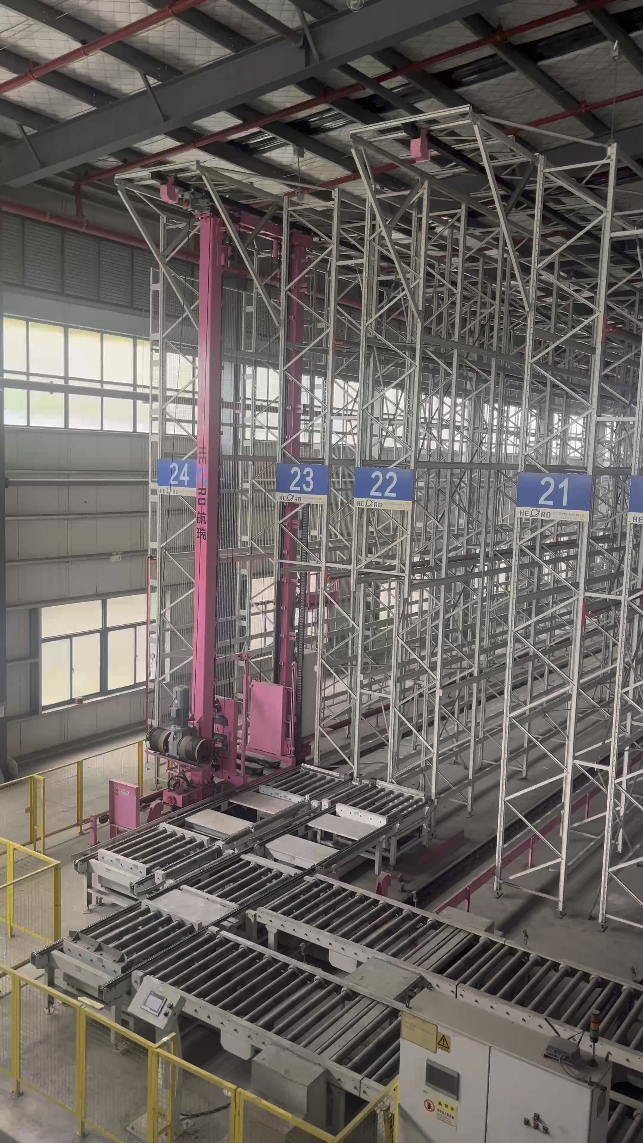 民众层高14米单一层全自动智能仓库出租