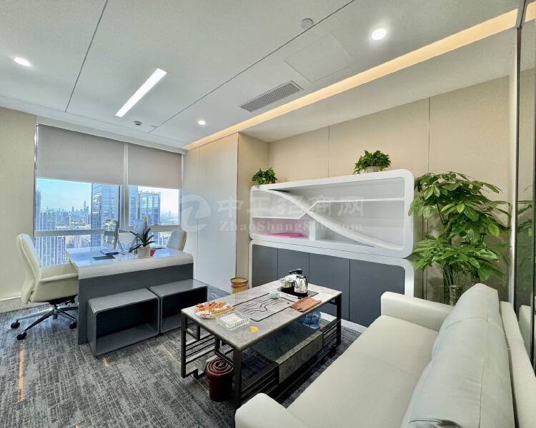 南山科技园超甲级写字楼，高区918平精装修配全套高档家私。
