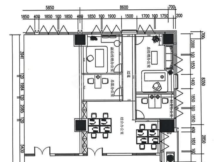 南山科技园北区一手物业直租，小户型4+1格局带精装修空调计电