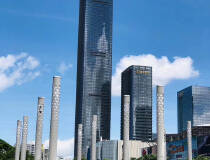 后海双地铁中洲控股中心40楼超高层视野2+1可配家私